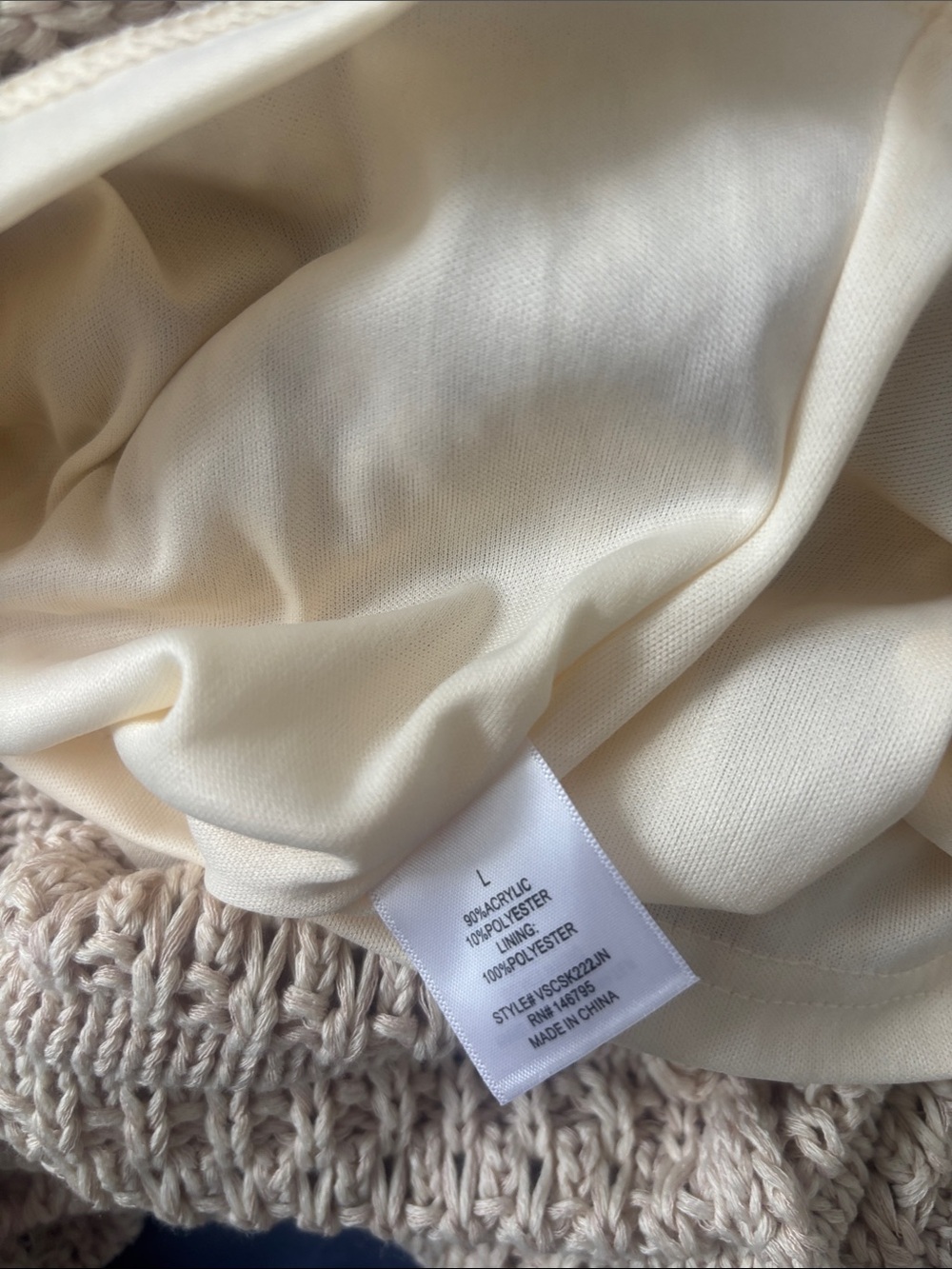 VICI Aruba Crochet Maxi Dress in Beige - Picture 10 of 10